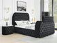 NATALIA BED W/FIREPLACE,TV LIFT BK