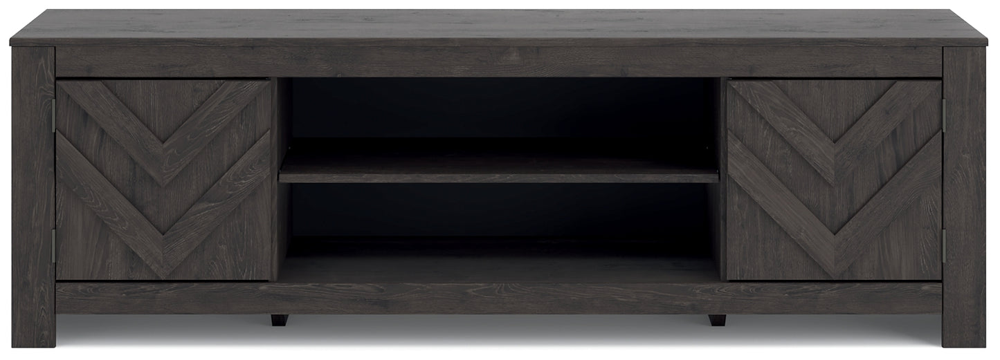 Cayboni LG TV Stand w/Fireplace Option