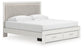 Zuraleus King Upholstered Panel Platform Storage Bed