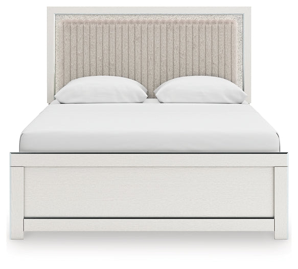 Zuraleus Queen Upholstered Panel Platform Bed