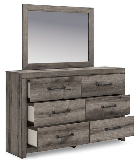 Graystorm Twin Panel Bed, Dresser, Mirror, Chest and Nightstand
