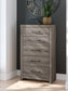 Graystorm Twin Panel Bed, Dresser, Mirror, Chest and Nightstand