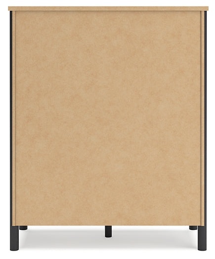 Cadmori Full Upholstered Panel Bed, Dresser, Mirror, Chest and Nightstand