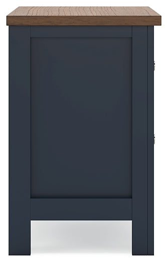 Landocken Twin Panel Bed, Dresser, Mirror and Nightstand