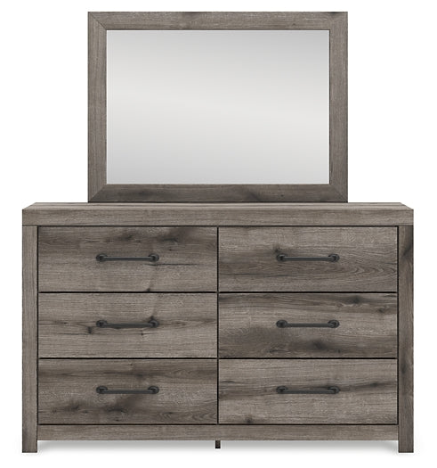 Graystorm Twin Panel Storage Bed, Dresser, Mirror, Chest and Nightstand