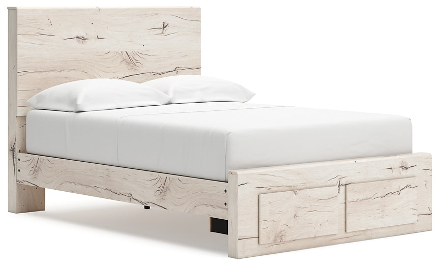 Lawroy Full Panel Storage Bed, Dresser and Mirror