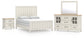 Shaybrock Queen Panel Bed, Dresser, Mirror and Nightstand