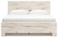 Lawroy King Panel Bed with Storage, Dresser and Mirror