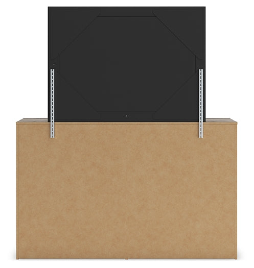 Graystorm Full Panel Bed, Dresser, Mirror and Nightstand