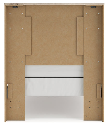 Lawroy Twin Panel Headboard, Dresser, Mirror and Nightstand