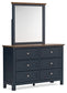 Landocken Twin Panel Headboard, Dresser and Mirror