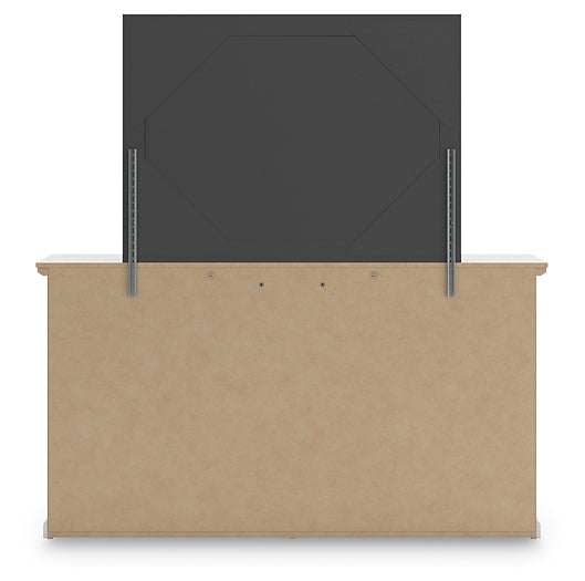 Bostwick Shoals King Panel Bed, Dresser and Mirror