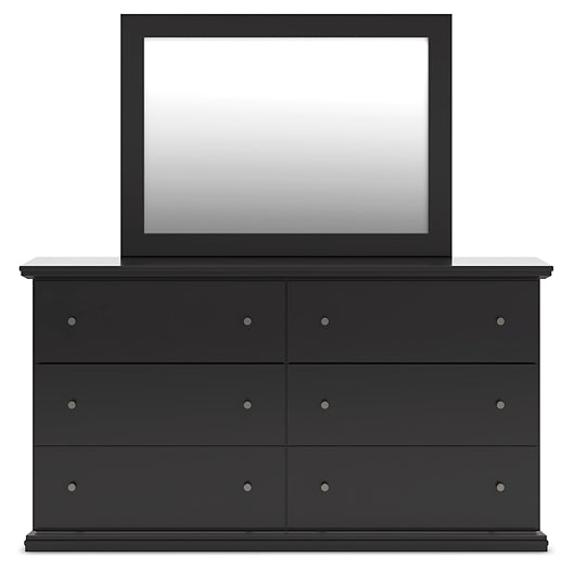 Maribel Twin Panel Bed, Dresser, Mirror, Chest and Nightstand