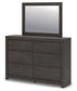 Fraluna Queen Panel Bed, Dresser and Mirror