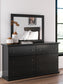 Maribel Twin Panel Bed, Dresser and Mirror