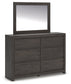 Fraluna Queen Panel Storage Bed, Dresser, Mirror and Nightstand