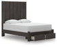Fraluna Queen Panel Storage Bed, Dresser, Mirror and Nightstand