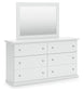Bostwick Shoals Full Panel Bed, Dresser, Mirror, Chest and Nightstand