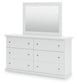 Bostwick Shoals Full Panel Bed, Dresser, Mirror, Chest and Nightstand