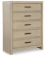 Calmoro Five Drawer Chest