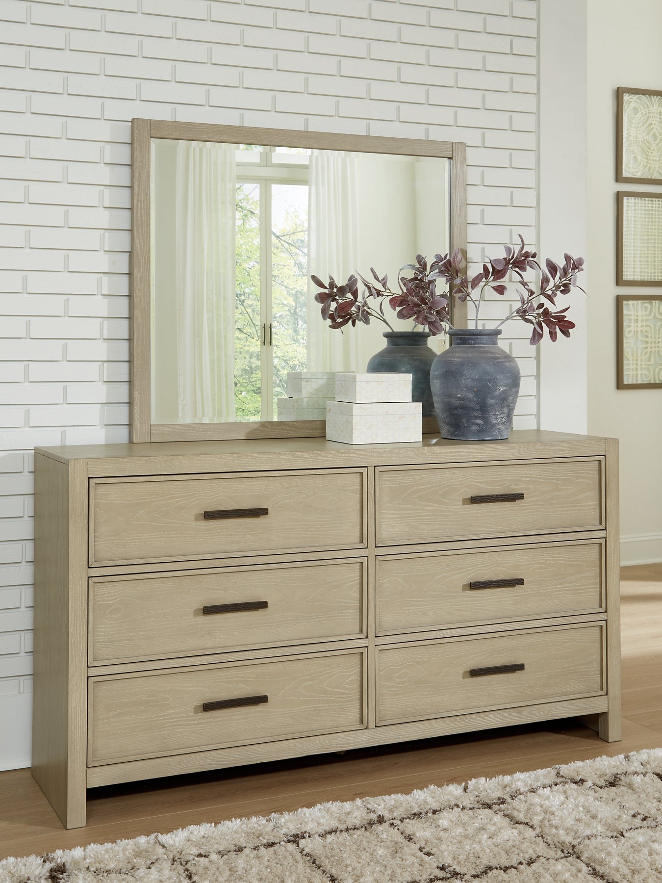 Calmoro Dresser and Mirror