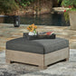 Citrine Park Ottoman with Cushion