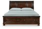 Porter King Sleigh Storage Bed