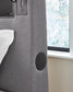 Finigale Twin Upholstered Bed with Wireless Audio
