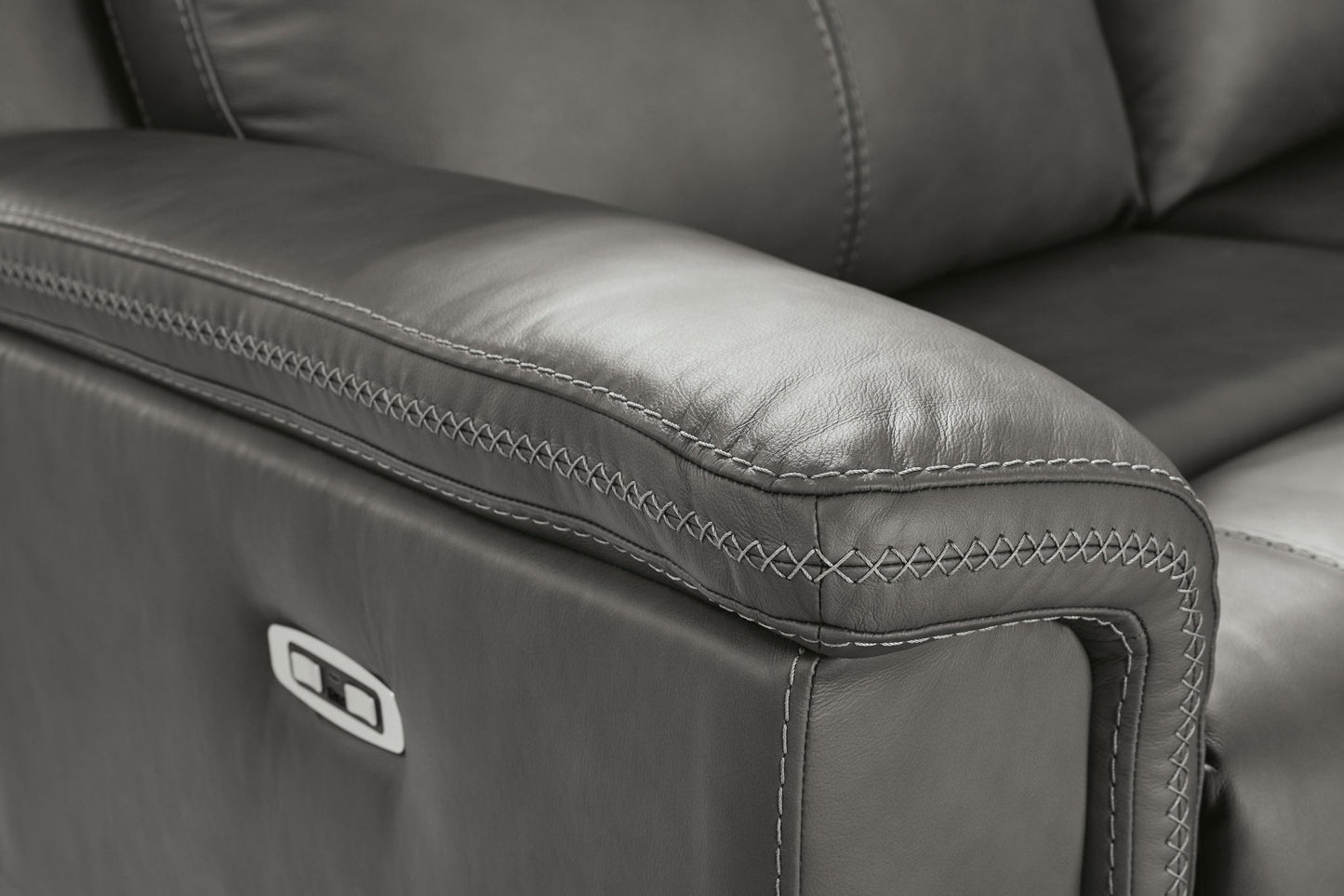Bleckley PWR REC Loveseat/CON/ADJ HDRST