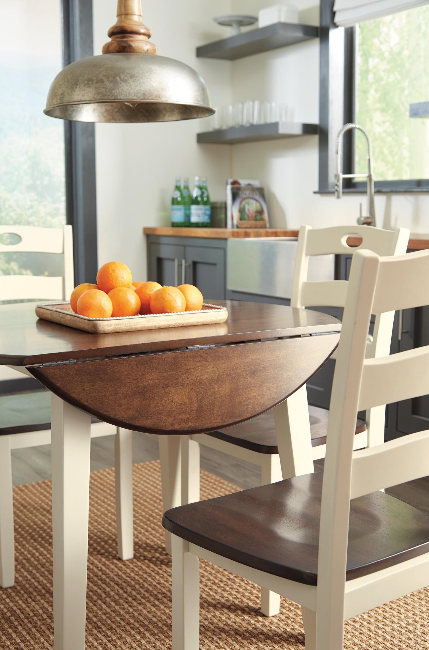 Woodanville Dining Table and 4 Chairs