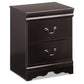 Huey Vineyard Queen Sleigh Bed with Mirrored Dresser and Nightstand