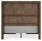 Cabalynn Queen Panel Bed with Storage with Mirrored Dresser
