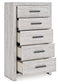Cayboni Full Panel Bed, Dresser, Mirror, Chest and Nightstand