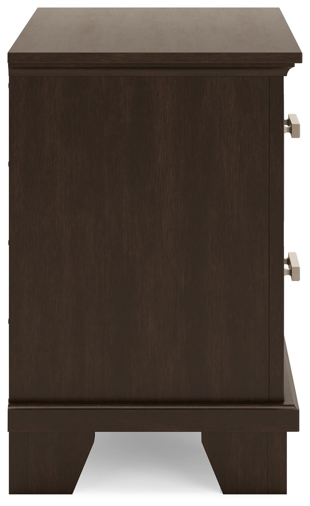 Covetown Twin Panel Bed with Mirrored Dresser and Nightstand