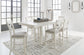Robbinsdale Counter Height Dining Table and 6 Barstools