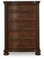 Lavinton Queen Poster Bed, Dresser, Mirror, Chest and Nightstand