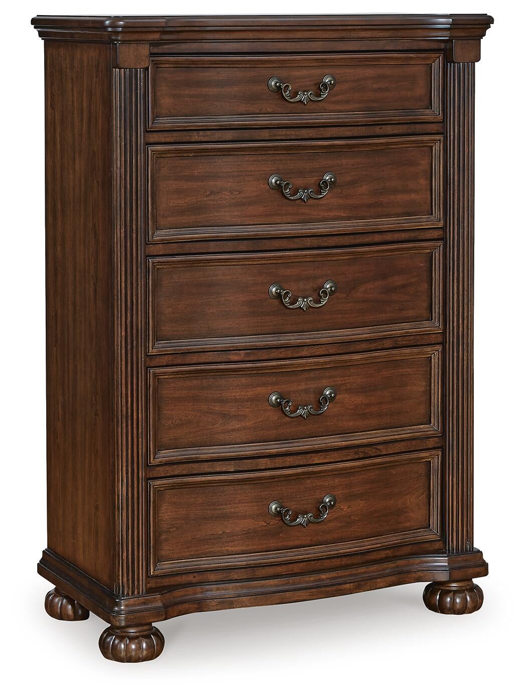 Lavinton King Poster Bed, Dresser, Mirror, Chest and Nightstand