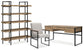 Montia Home Office Desk with Chair and Storage