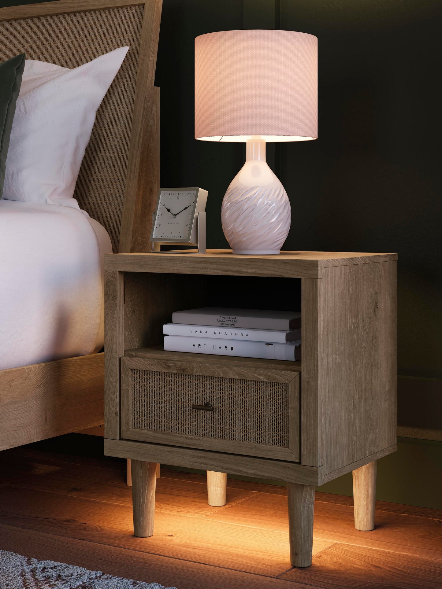 Cielden Queen Panel Headboard, Dresser, Mirror, Chest and Nightstand