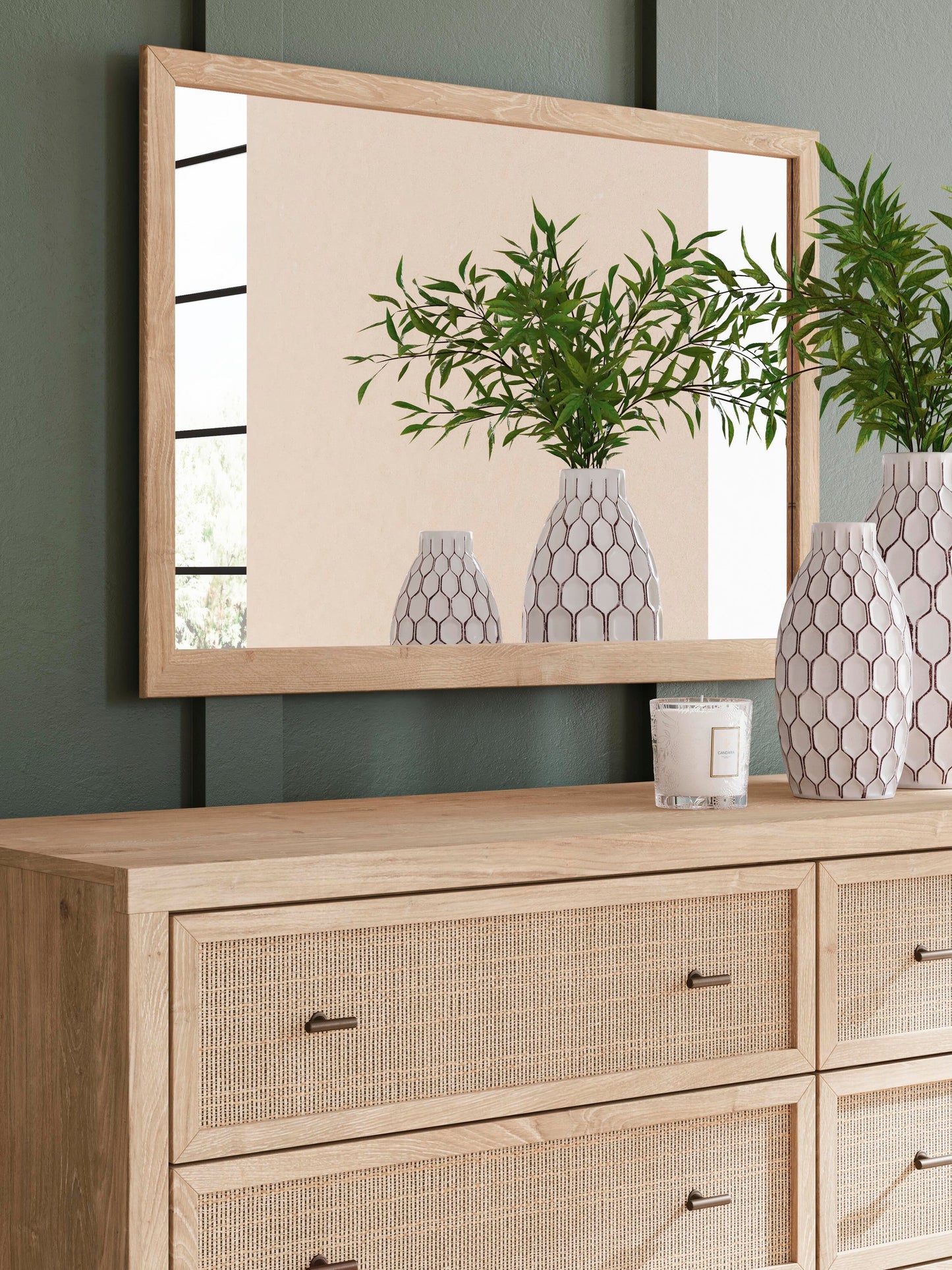 Cielden King Panel Headboard, Dresser, Mirror, Chest and Nightstand