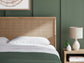 Cielden King Panel Bed with Mirrored Dresser, Chest and Nightstand