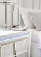 Chalanna Queen Upholstered Storage Bed, Dresser, Mirror, Chest and Nightstand