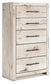 Lawroy Queen Panel Headboard, Dresser, Mirror, Chest and Nightstand