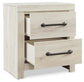 Cambeck Twin Panel Bed with Mirrored Dresser and Nightstand