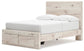 Lawroy Full Panel Storage Bed, Dresser, Mirror, Chest and Nightstand