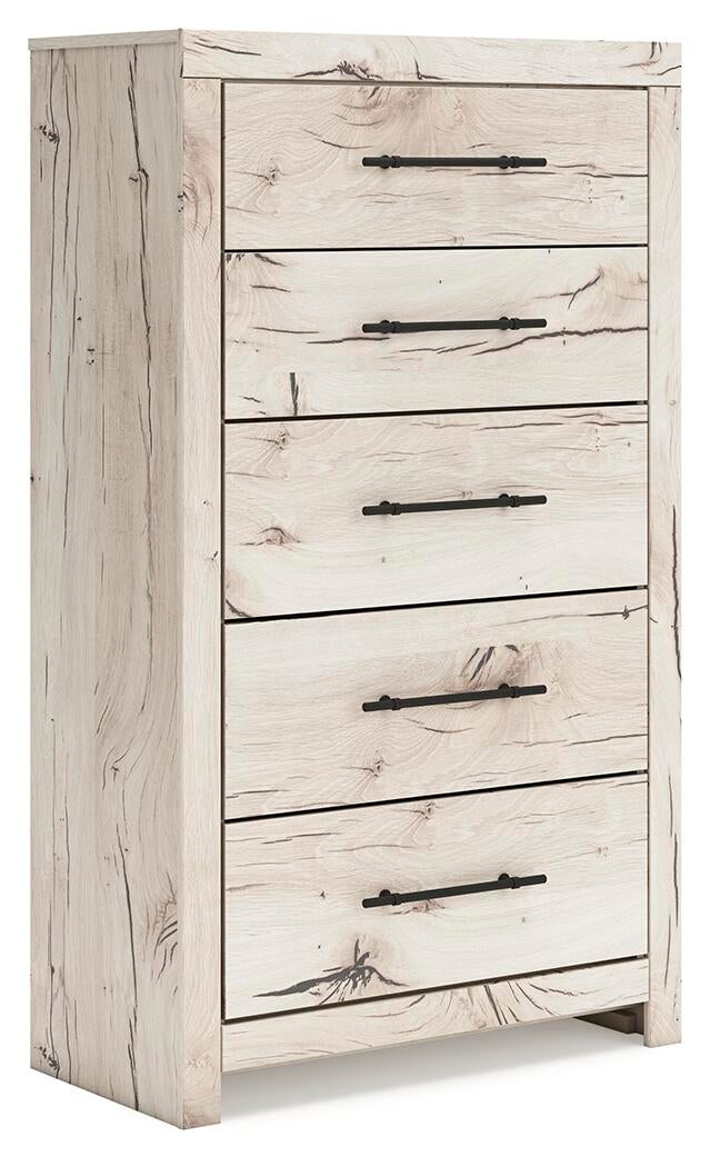 Lawroy Queen Panel Bed, Dresser, Mirror, Chest and Nightstand