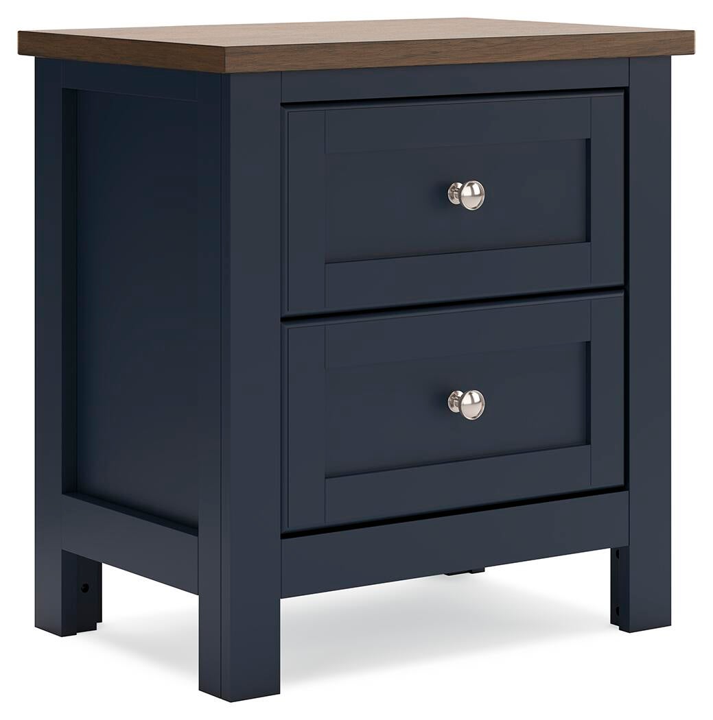 Landocken Twin Panel Headboard, Dresser, Mirror, Chest and Nightstand