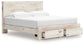 Lawroy King Panel Storage Bed, Dresser, Mirror, Chest and Nightstand