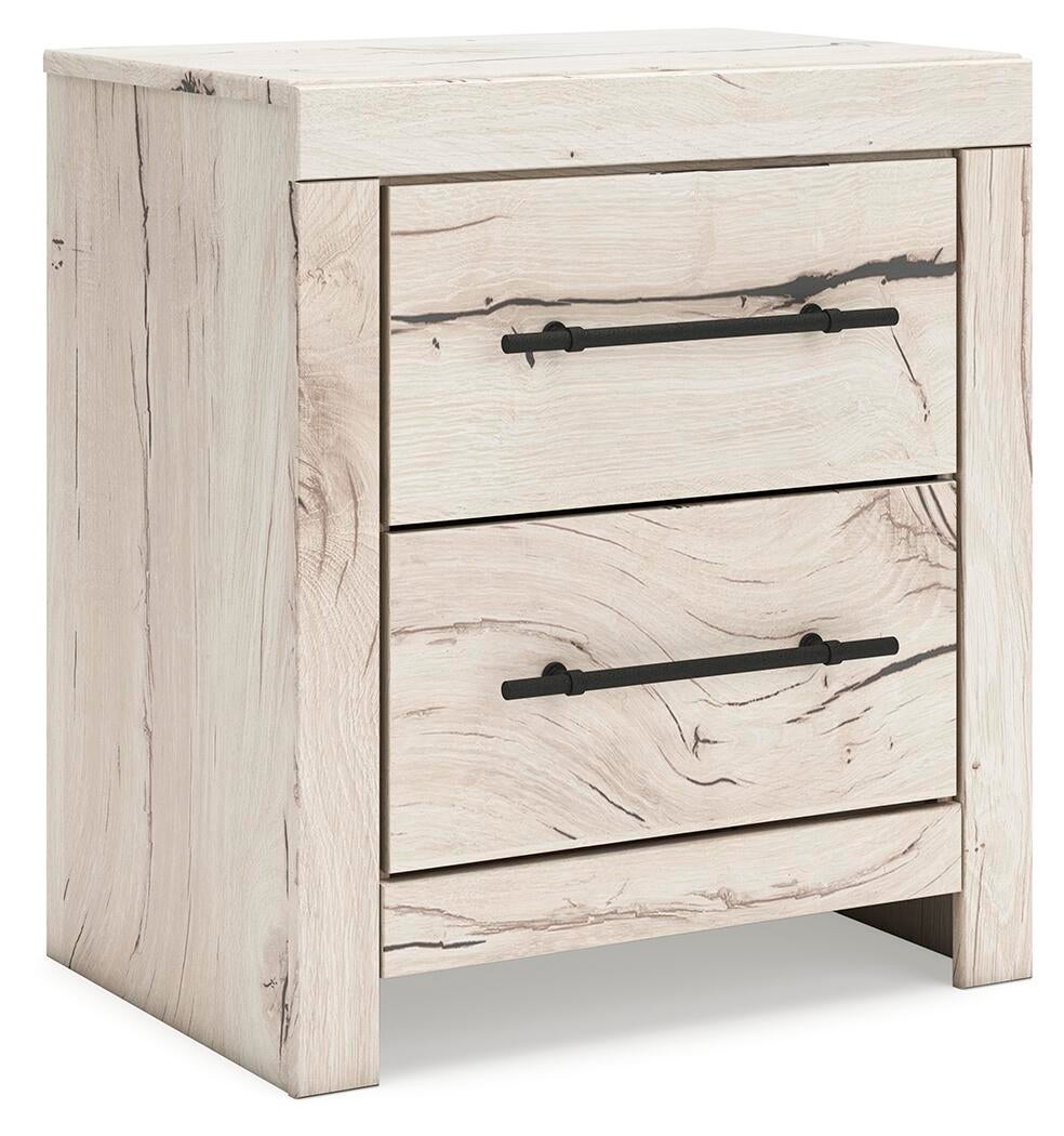 Lawroy King Panel Bed, Dresser, Mirror, Chest and Nightstand
