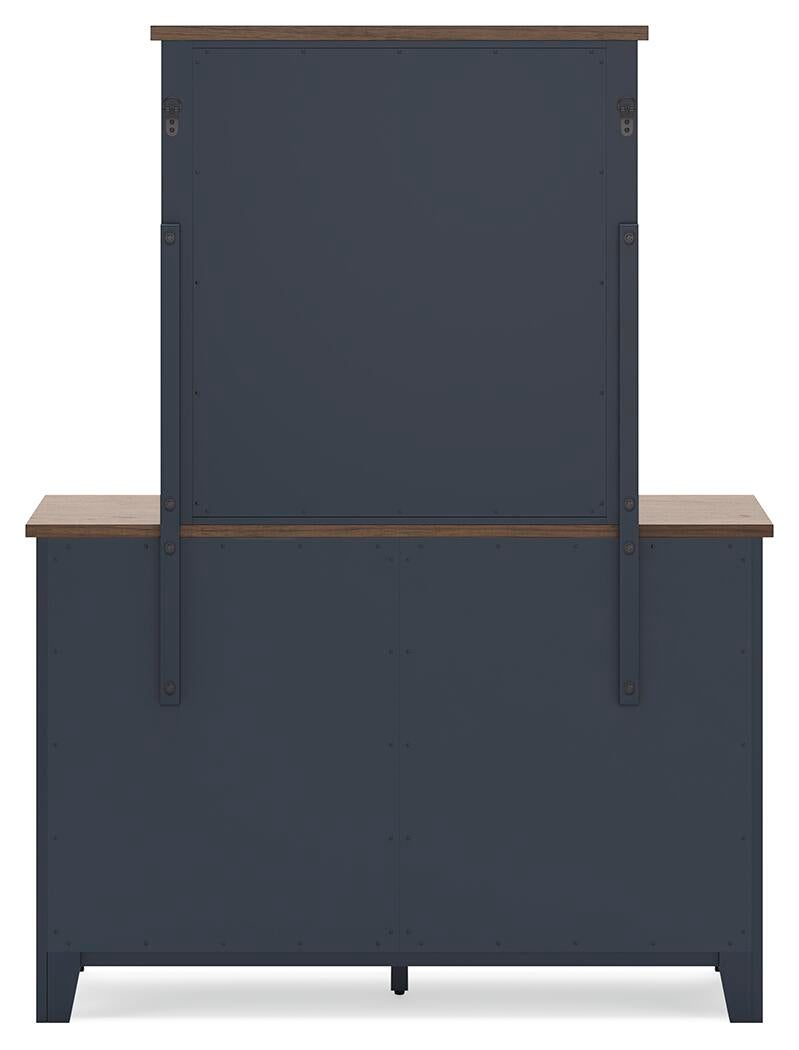 Landocken Queen Panel Headboard, Dresser, Mirror, Chest and Nightstand